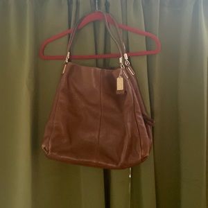 COACH MADISON LEATHER SMALL PHOEBE SHOULDER BAG